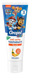 Orajel Kids Toothpaste Paw Patrol Fruity Bubble 4.2Oz Orajel Kids Toothpaste Paw Patrol Fruity Bubble 4.2Oz