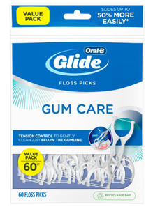 Oral-B Glide Floss Picks Gum Care 60 Count Value Pack Oral-B Glide Floss Picks Gum Care 60 Count Value Pack