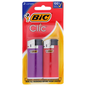Bic Minitronic Pocket Lighter, 2count
