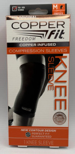 Copper Fit Knee Compression Sleeve, Medium