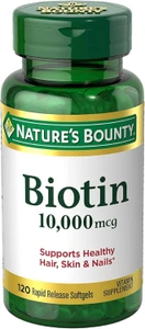 Nature's Bounty Biotin Softgels, 120count