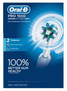 Oral-B Toothbrush Pro 1500 Cross Action Rechargeable Oral-B Toothbrush Pro 1500 Cross Action Rechargeable
