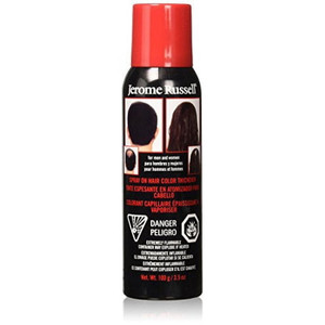 Jerome Russell Spray on Hair Color Thickener Medium Brown, 3.5 oz