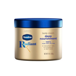Vaseline Radiant X Deep Nourishment Body Cream, 10 OZ