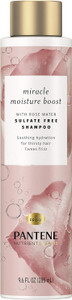 Pantene Moisture Boost Rose Water Shampoo, 9.6oz