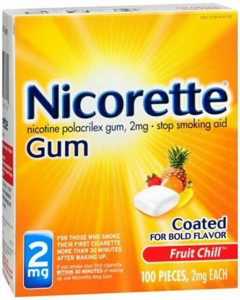 Nicorette Fruit Chill 2mg Gum, 100count
