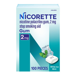Nicorette 2mg White Ice Mint, 100count