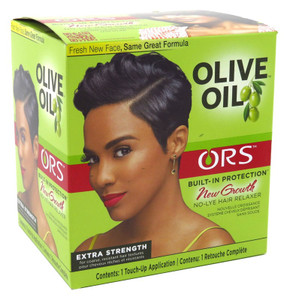 Ors Olive Oil No-Lye Relaxer New Growth Kit X-Strength Ors Olive Oil No-Lye Relaxer New Growth Kit X-Strength
