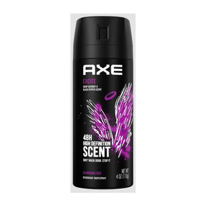 Axe Excite Body Spray, 4 OZ