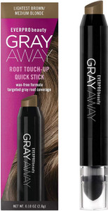 Everpro Gray Away Root Touchup Quick Stick Lightest Brown/Medium Blonde, 0.10 OZ