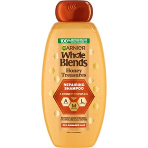 Garnier Whole Blends Honey Treasures Repairing Shampoo, 22 oz