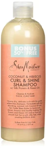 SheaMoisture Coconut & Hibiscus Curl & Shine Shampoo, 19.5 oz