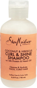 SHEA MOISTURE COCO HIB CURL SHAMPOO, 3.2 OZ