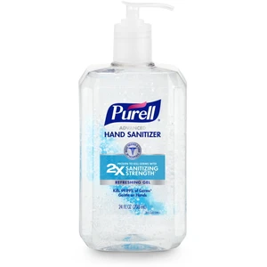Purell Hand Sanitizer Refreshing Gel, 24oz Pump