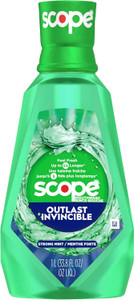 Crest Scope Outlast Mouthwash Fresh Mint, 33.8oz