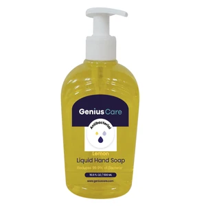 Genius Care Antibacterial Lemon Soap Pump, 16.9oz