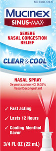 Mucinex Sinus Max Nasal Spray, 0.75oz