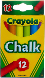 Crayola Colored Chalk Sticks, 12count