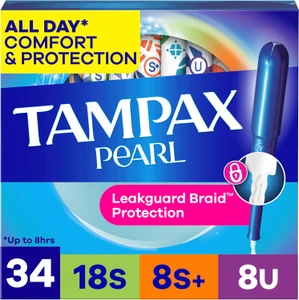 Tampax Pearl Tampons Trio, 34count