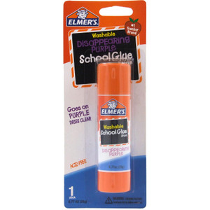 Elmer's Disappearing Purple School Glue Stick, 0.77oz