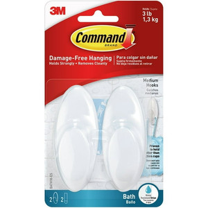 Command Medium Designer Hooks, 2count