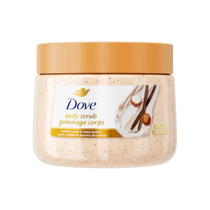 Dove Vanilla Sugar & Shea Butter Body Scrub, 15 OZ