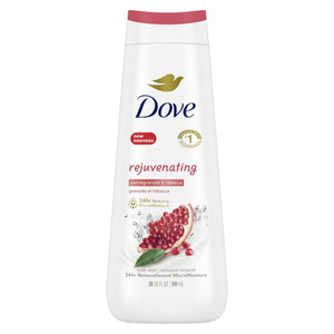 Dove Rejuvenating Liquid Body Wash Pomegranate and Hibiscus Tea, 20 oz