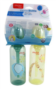 Playtex Baby Vented Bottle To Reduce Colic 2 Pack 0M+ 8Oz Playtex Baby Vented Bottle To Reduce Colic 2 Pack 0M+ 8Oz