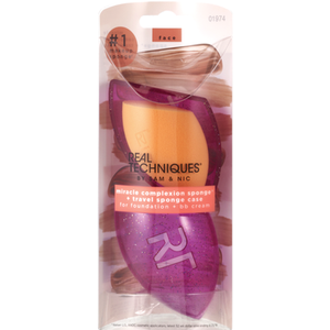Real Techniques Miracle Complexion Makeup Sponge with Travel Case