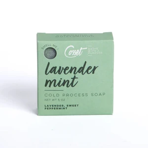 Cosset Cold Process Palm Free Soap, Lavender Mint