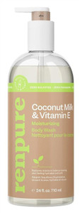 Renpure Body Wash Coconut Milk And Vitamin-E Nourishing 24Oz