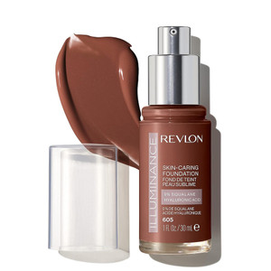 REVLON Illuminance Skin-Caring Foundation 605 Rich Mahogany
