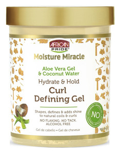 African Pride Curl Defining Gel Aloe & Coconut Water 18Oz African Pride Curl Defining Gel Aloe & Coconut Water 18Oz