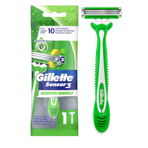 Gillette Sensor3 Sensitive Men's Disposable Razor