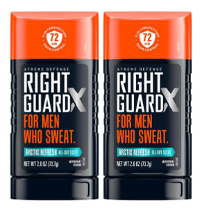 Right Guard Xtreme Defense Arctic Refresh Solid 2.6Oz Men Right Guard Xtreme Defense Arctic Refresh Solid 2.6Oz Men