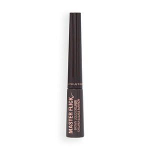 REVOLUTION Master Flick Dip Liquid Eyeliner Mocha Brown, 0.16 oz