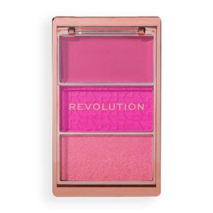 REVOLUTION Blush Icon Palette Hot Pink Flag
