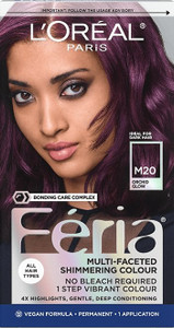 Loreal Paris Feria Hair Dye,  M20 Orchid Glow