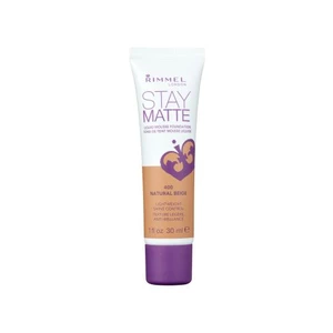 Rimmel London Stay Matte Foundation Mousse, 400 Natural Beige, 1 oz