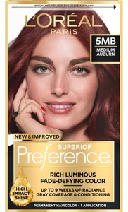 Loreal Paris Preference Fade-Defying Color, 5MB Medium Auburn