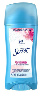 Secret Deodorant Solid 2.6Oz Powder Fresh Antiperspirant Secret Deodorant Solid 2.6Oz Powder Fresh Antiperspirant