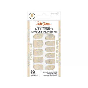 Sally Hansen Salon Effects Nail Strips Nail Polish Starlit Burst, 32 count