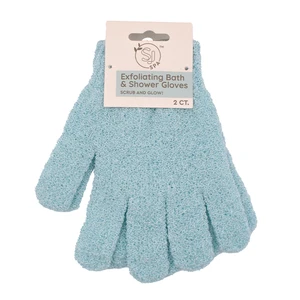 SJ Spa Exfoliating Bath & Shower Gloves, 2count
