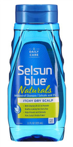 Selsun Blue Shampoo Naturals Dandruff Itchy Dry Scalp 11Oz Selsun Blue Shampoo Naturals Dandruff Itchy Dry Scalp 11Oz