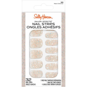 Sally Hansen Salon Effects Nail Strips Nail Polish Make It Shimmer, 32 count