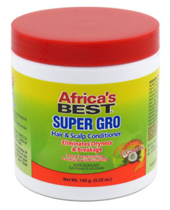 Africas Best Gro Super Hair & Scalp Conditioner 5.25Oz Africas Best Gro Super Hair & Scalp Conditioner 5.25Oz