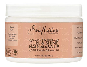 Shea Moisture Coconut&Hibiscus Curl & Shine Hair Masque 12Oz Shea Moisture Coconut&Hibiscus Curl & Shine Hair Masque 12Oz