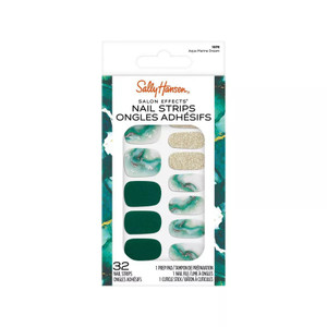 Sally Hansen Salon Effects Nail Strips Nail Polish Aqua Marine Dream, 32 count