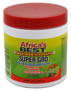 Africas Best Gro Super Maximum Hair&Scalp Conditioner 5.25Oz Africas Best Gro Super Maximum Hair&Scalp Conditioner 5.25Oz