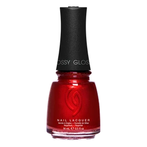 China glaze Nail Lacquer, Glossy Finish, Red Pearl